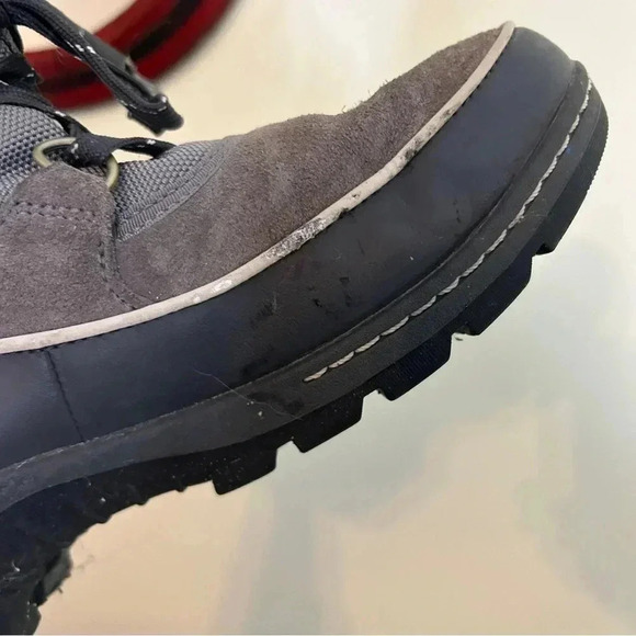 Sorel Women's Tivoli III Waterproof Faux Fur Boot Grey Size 8 - Picture 7 of 8